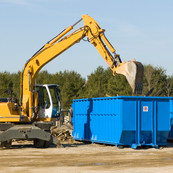 what size residential dumpster rentals are available in Providence PA